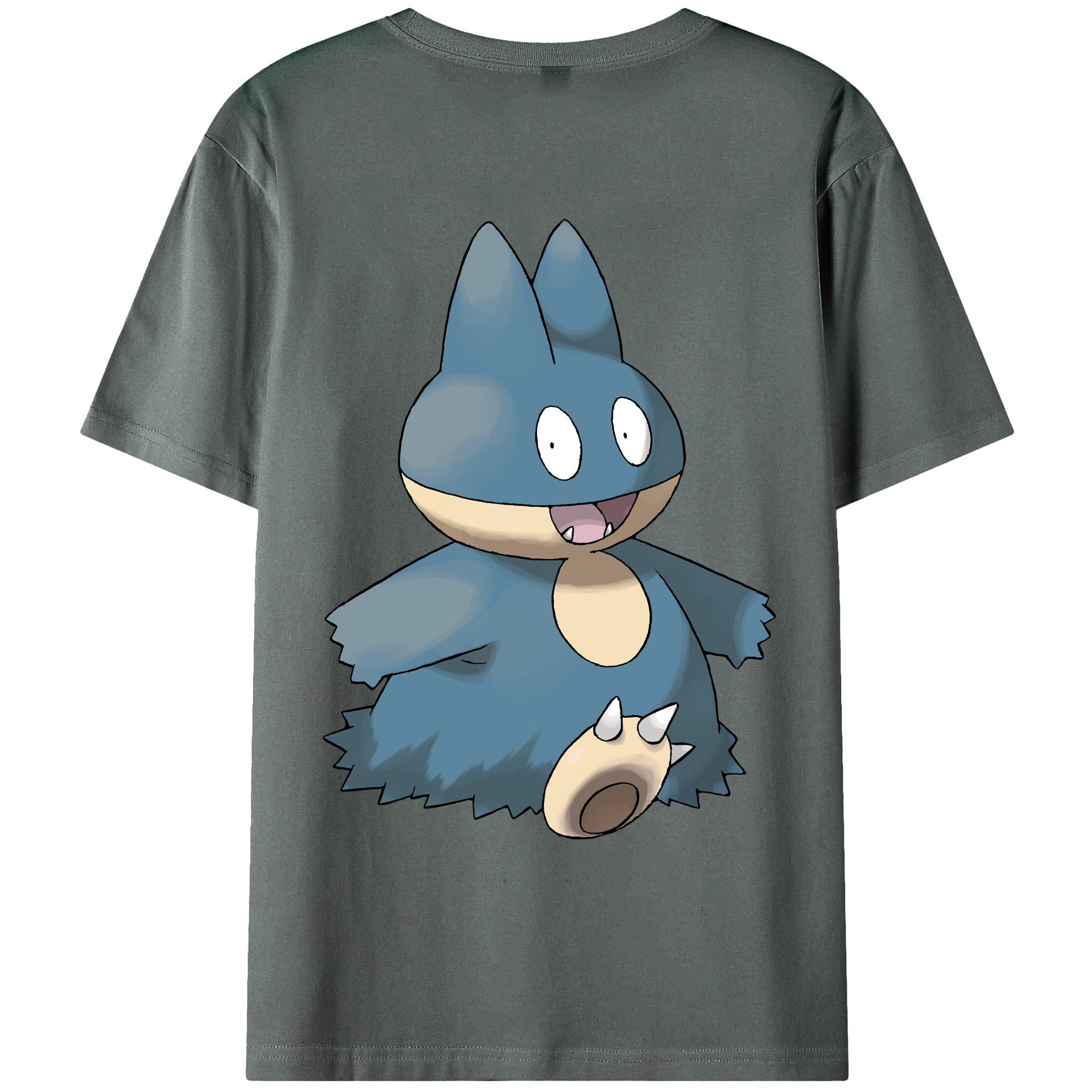 （画像用） ポケットモンスター Pokémon 綿100％ メンズ半袖Tシャツ（バックプリント） 通気性